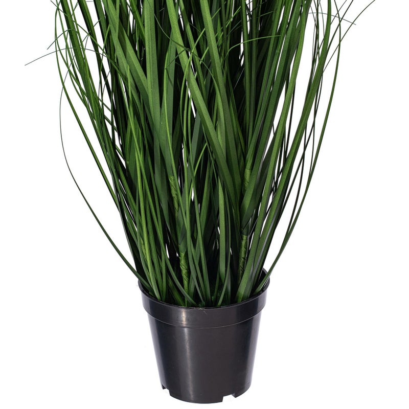Vickerman Everyday 36" Artificial Green Brushed Grass with Black Plastic Pot - Faux Grass Plant Decor - Home Or Office Indoor Greenery Accent - Grass for Indoor - Image 4